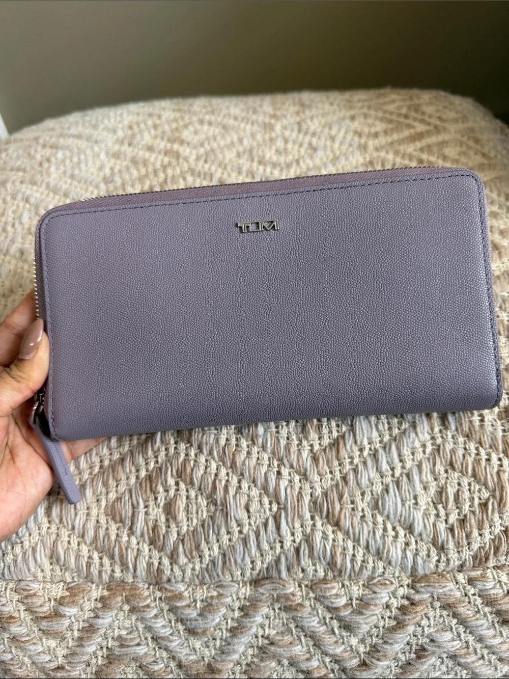 Tumi Belden Travel Wallet in Lilac